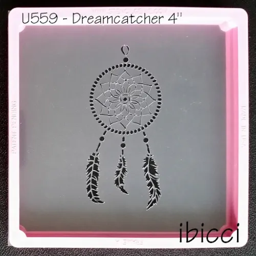 ibicci Dreamcatcher - 4" size - Stencil Genie size stencil
